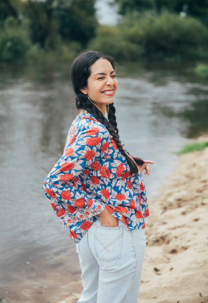 Jasmine Blouse ~ Blue