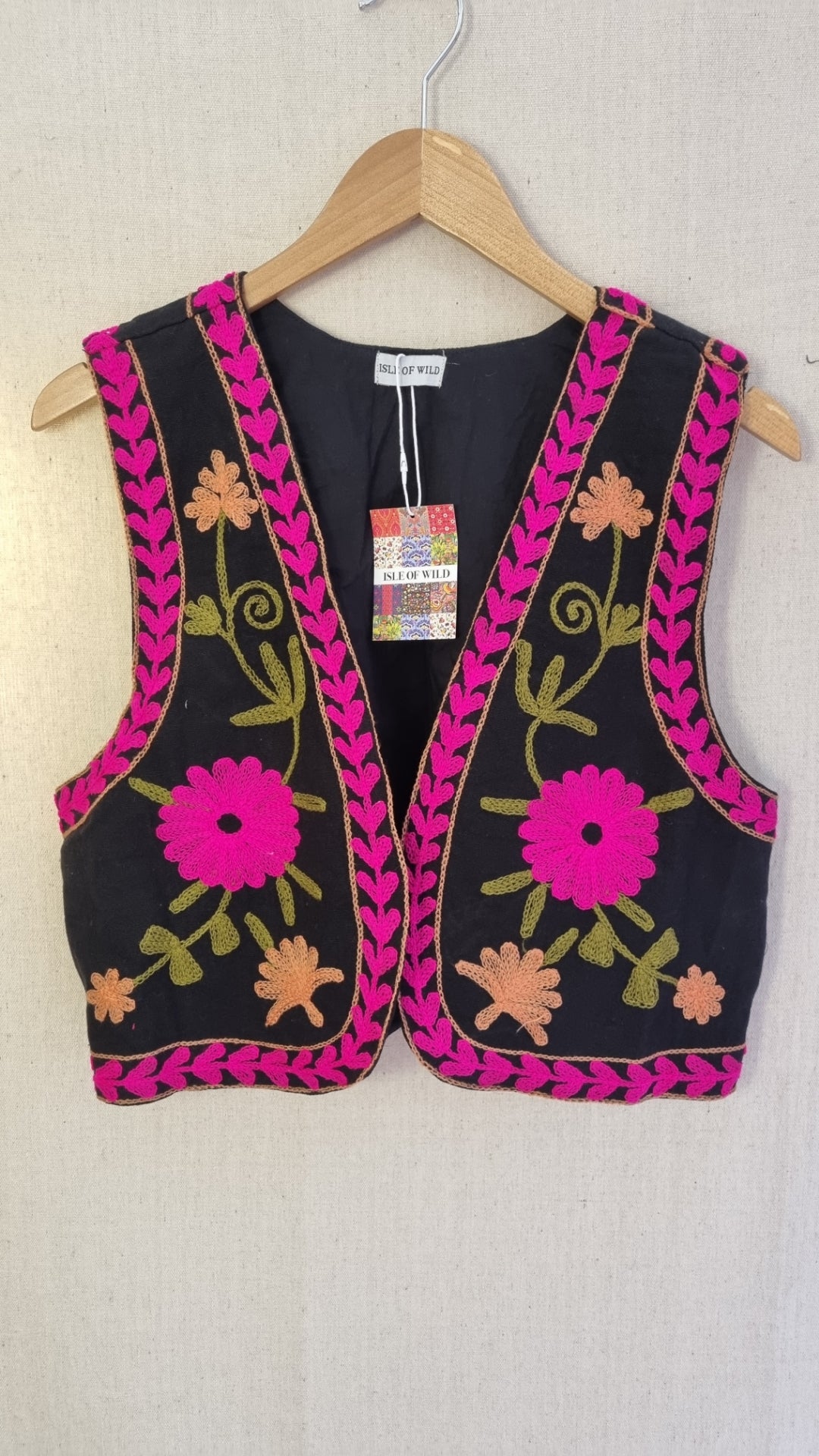 Zinnia Vest ~ Black