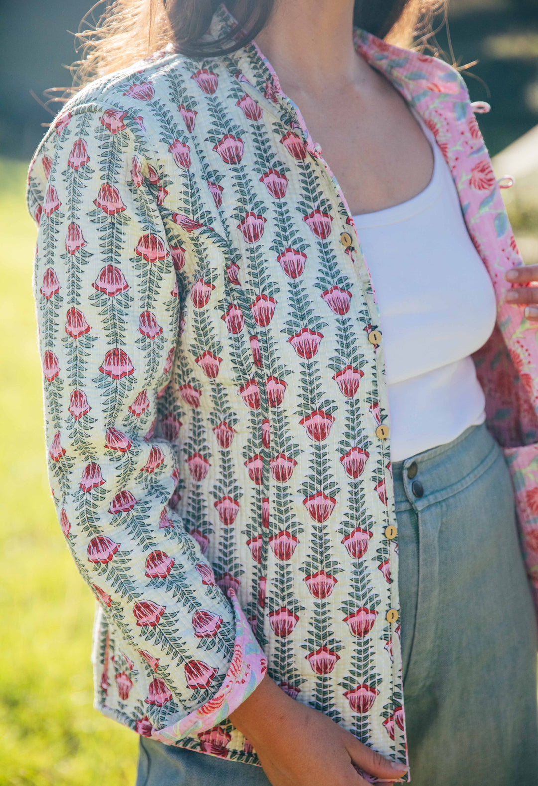 Violet reversible Jacket - Rose