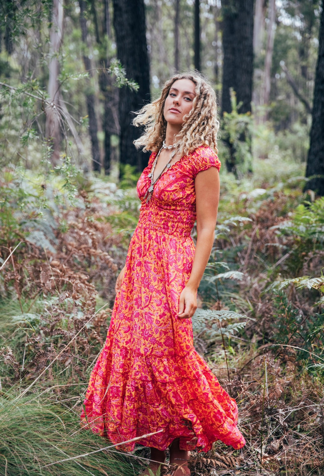 Dulcie Dress ~ Tangerine