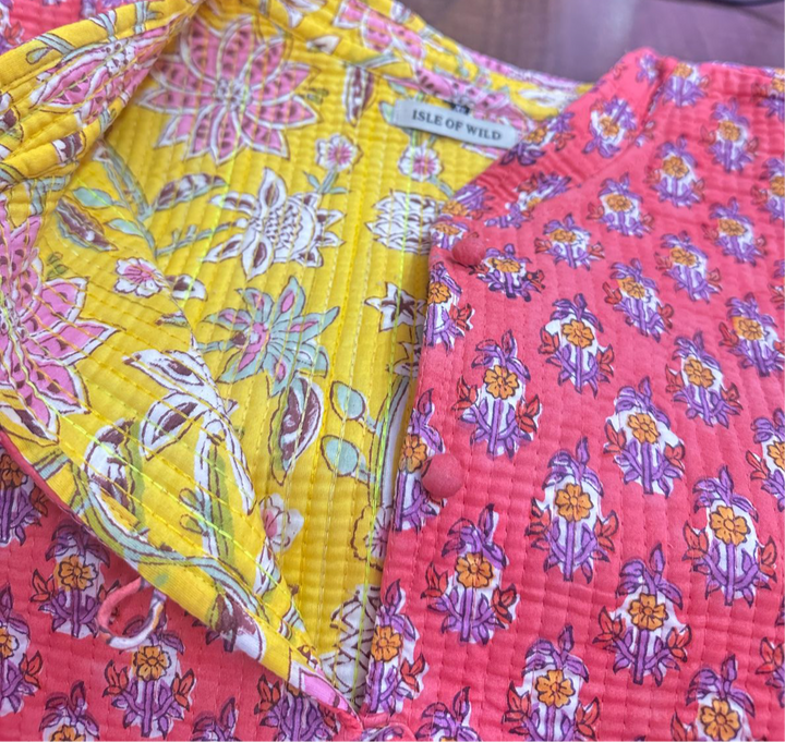 Violet reversible Jacket - Marigold