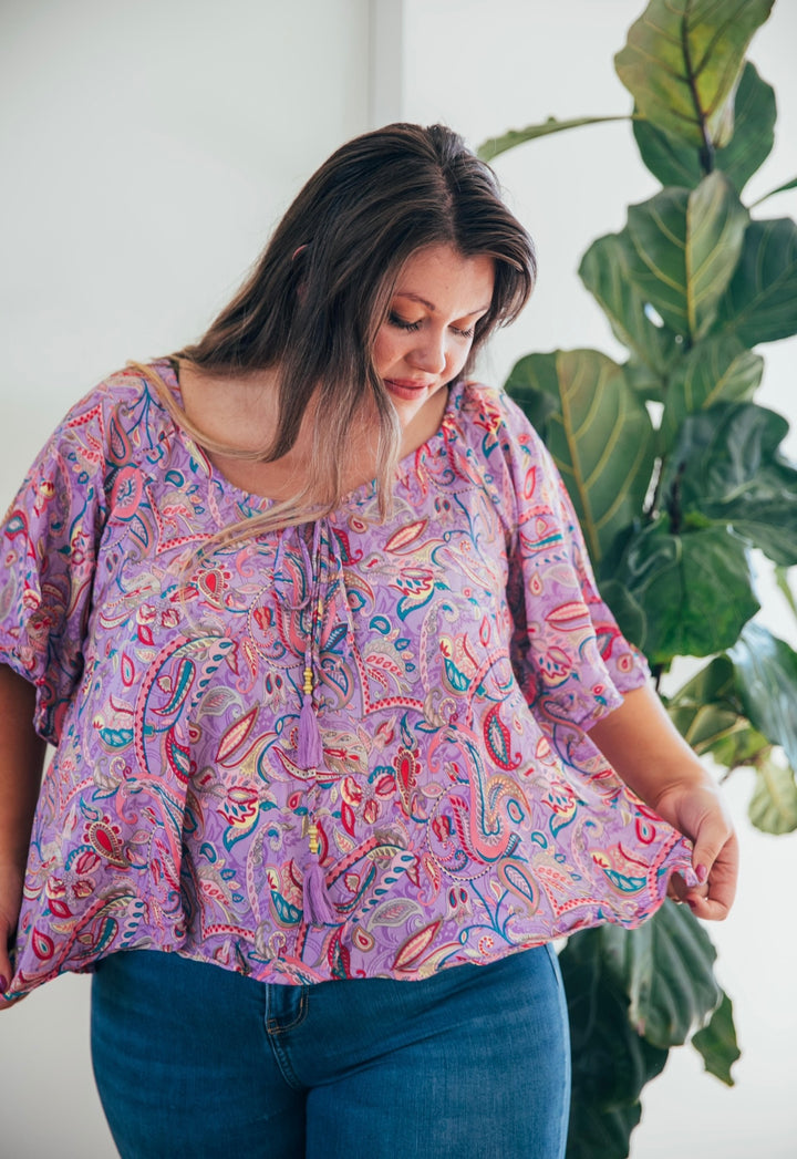 Sunflower Top ~ Lavender