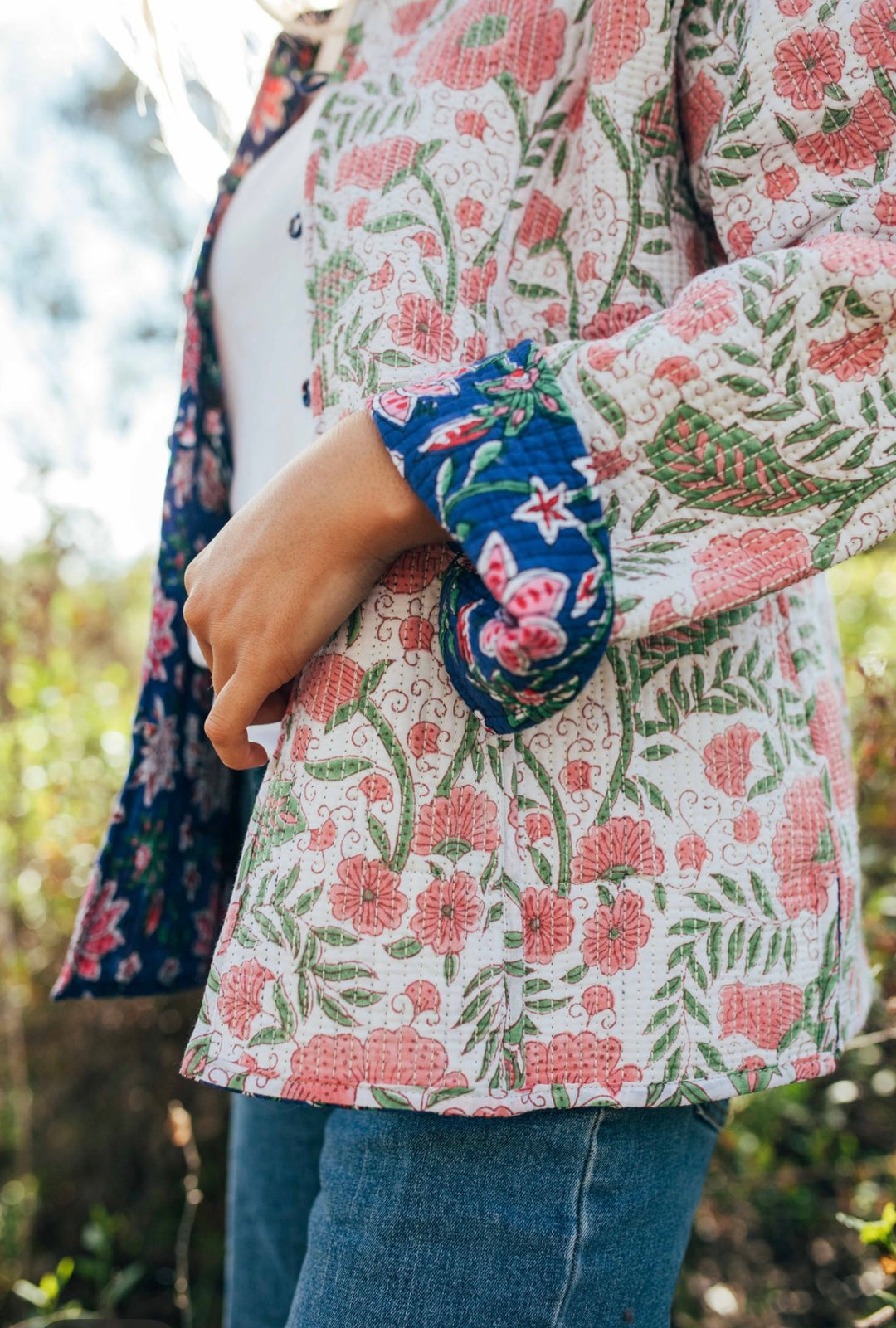 Violet reversible Jacket - Navy