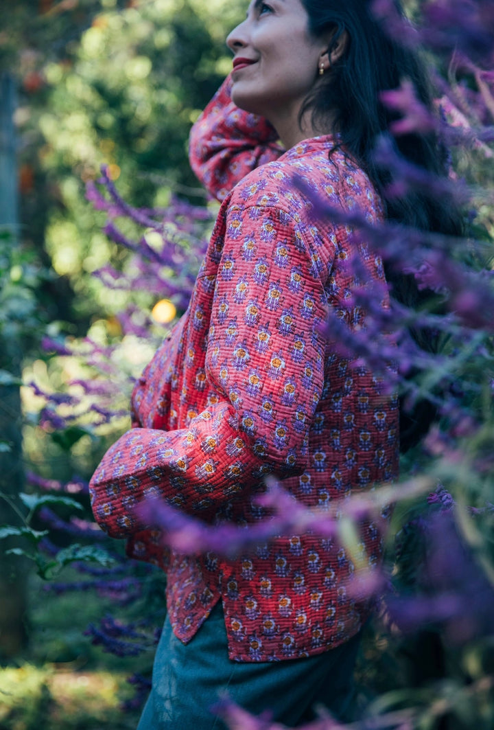 Violet reversible Jacket - Marigold