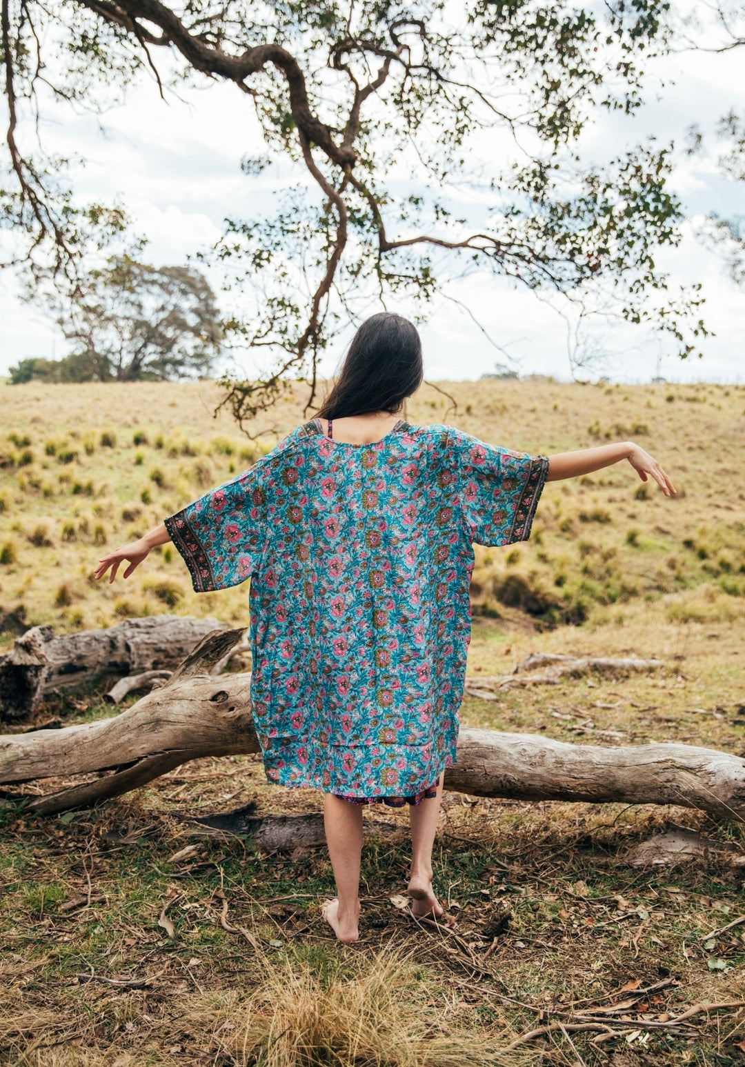 Star Dust Kimono ~ Turquoise