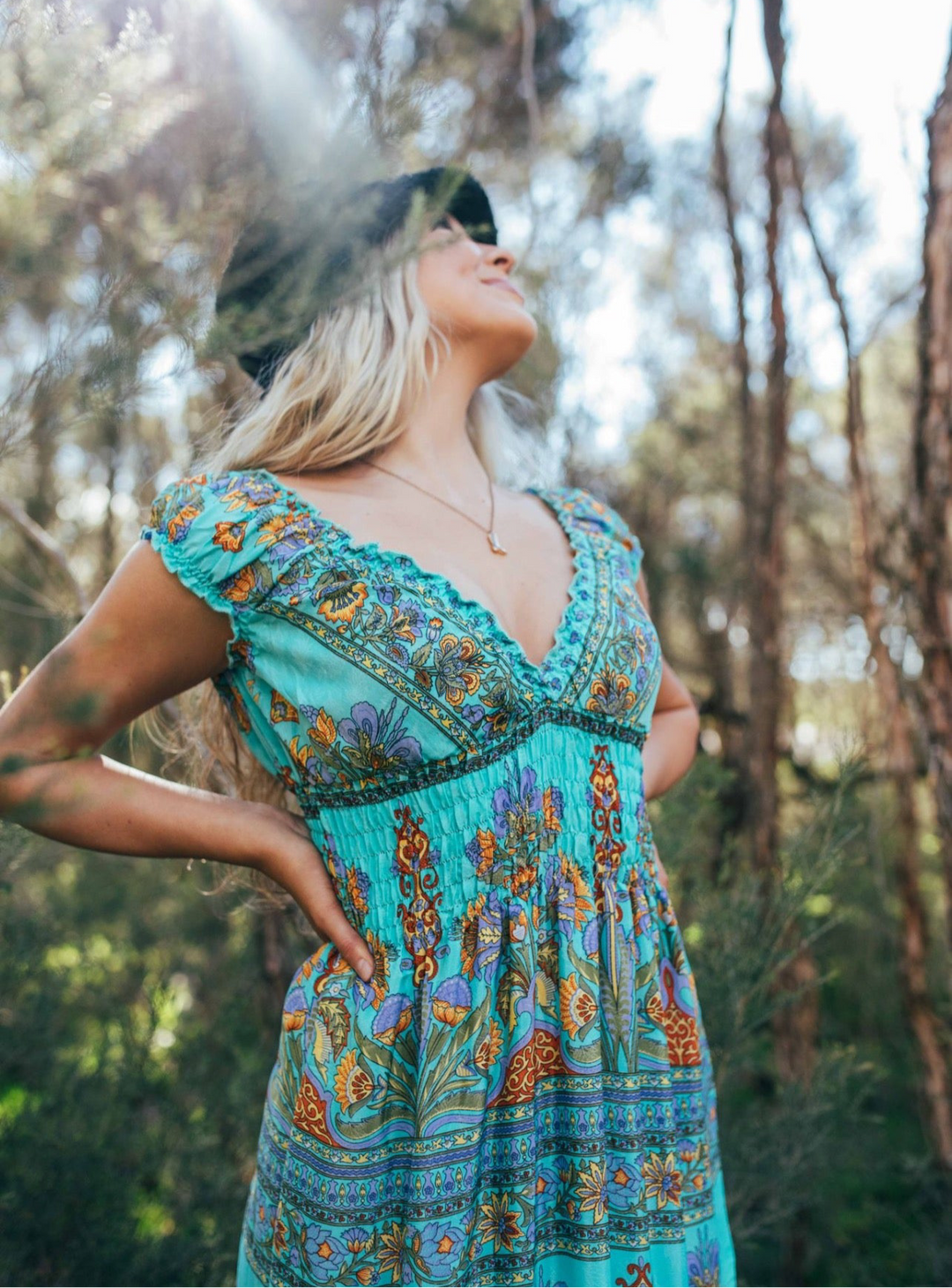 Dulcie Dress ~ Peacock