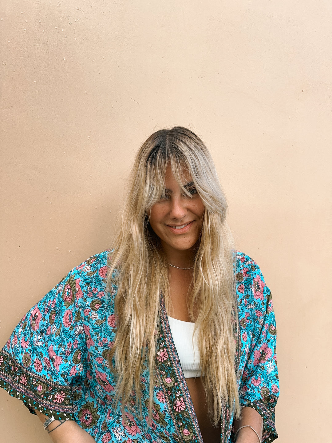 Star Dust Kimono ~ Turquoise