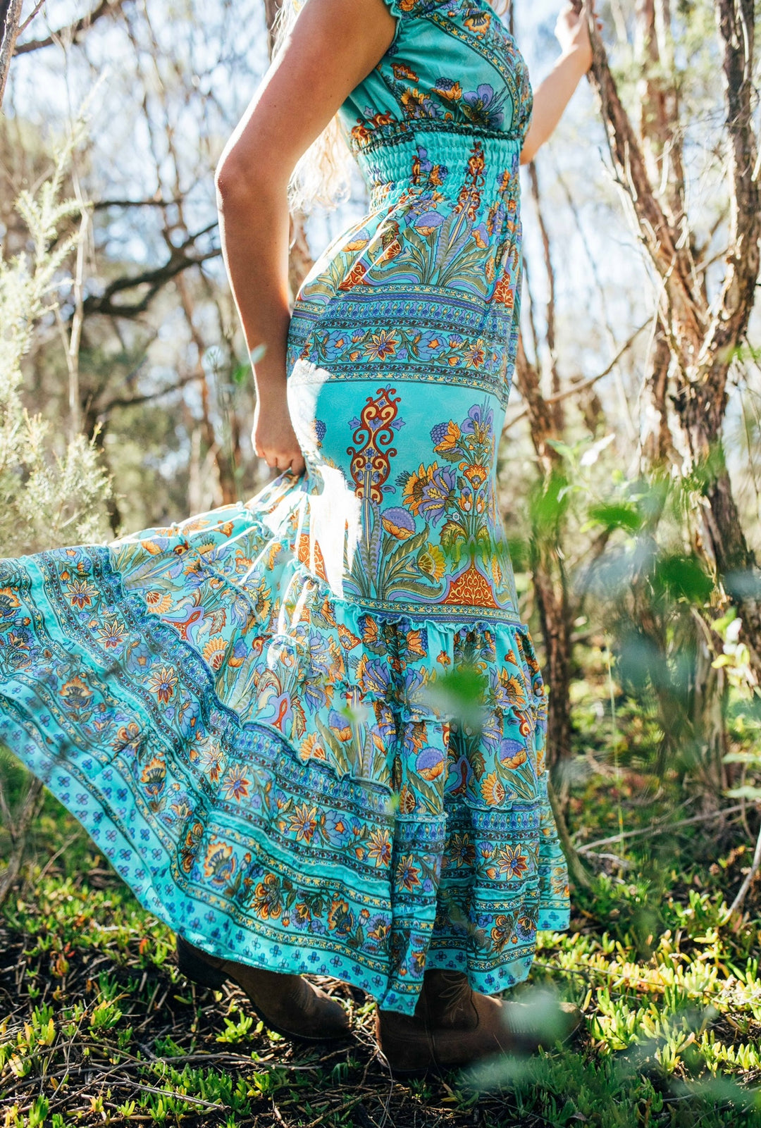 Dulcie Dress ~ Peacock