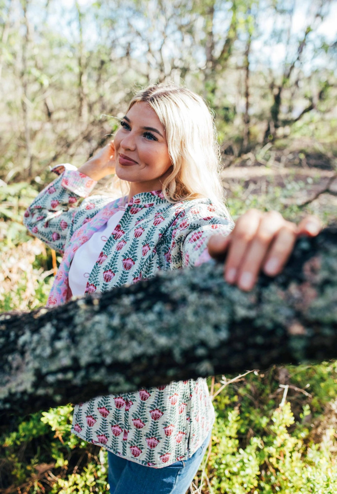 Violet reversible Jacket - Rose