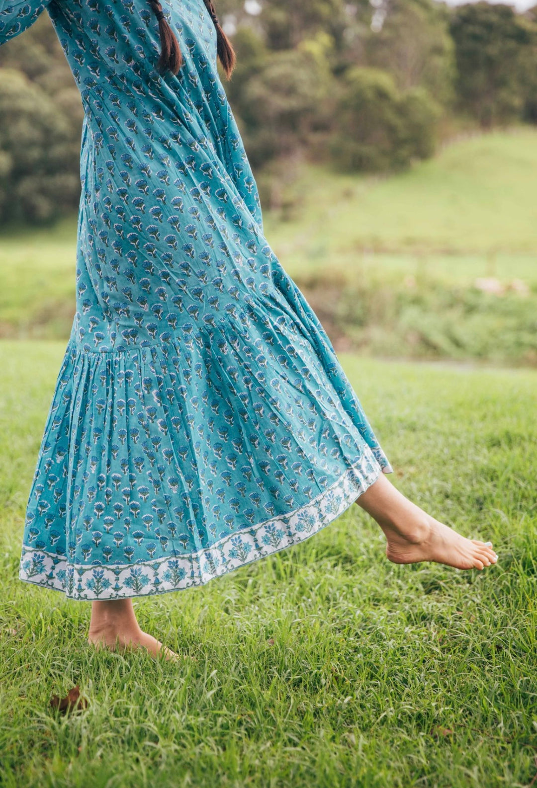 Blossom Dress ~ Teal