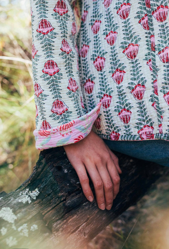 Violet reversible Jacket - Rose