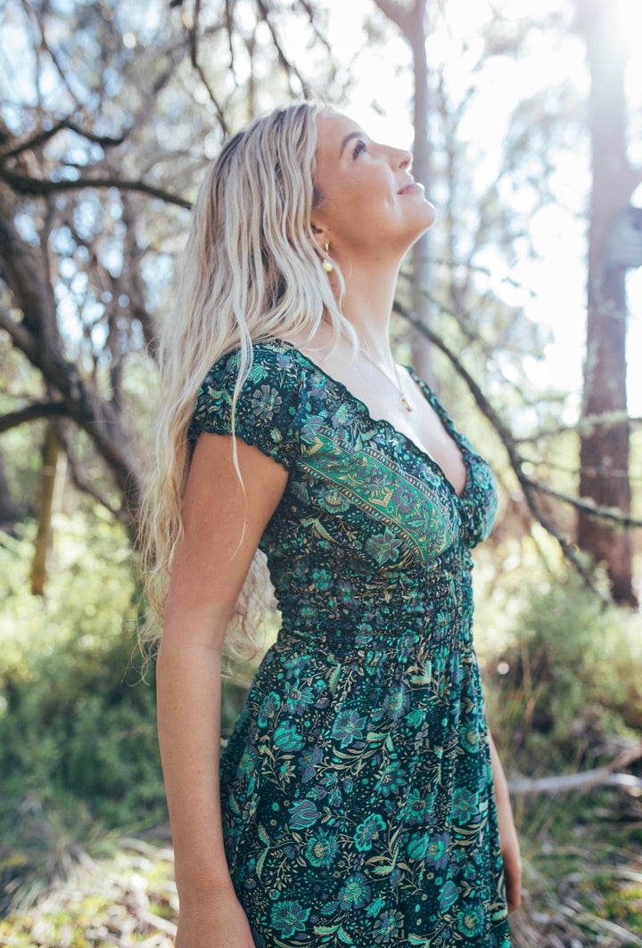 Dulcie Dress ~ Emerald