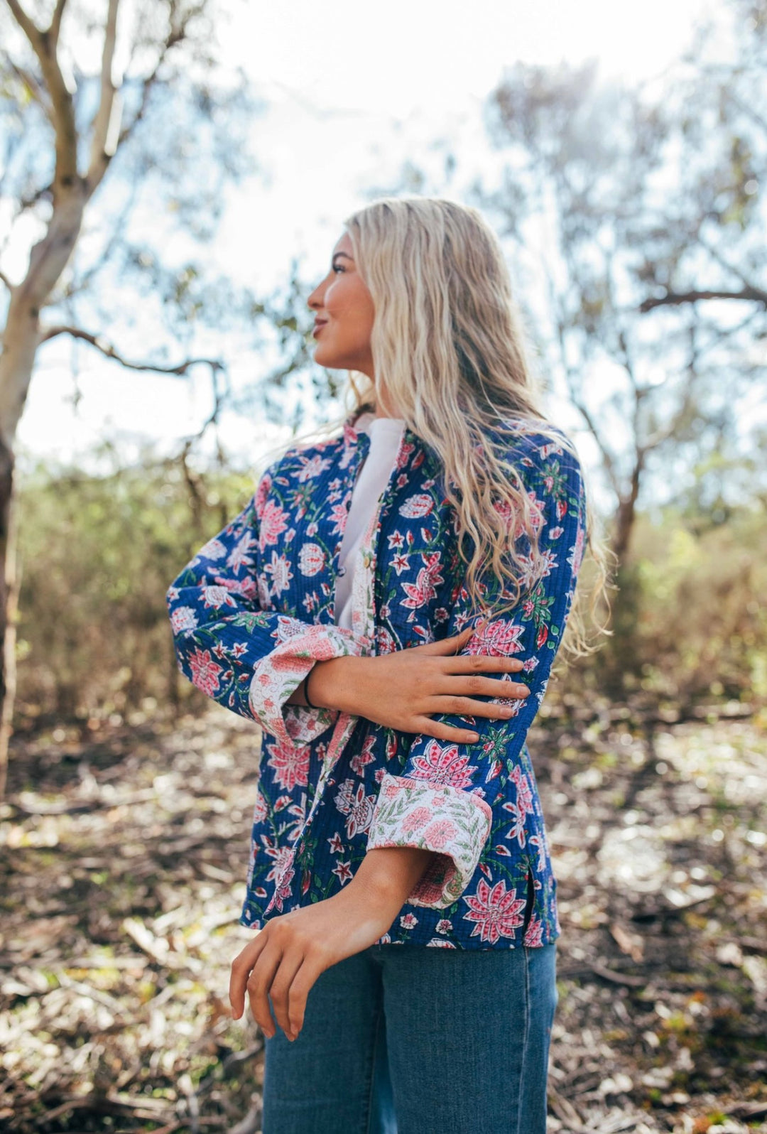 Violet reversible Jacket - Navy