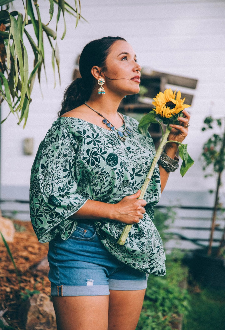 Mimi Blouse ~ Sage Green