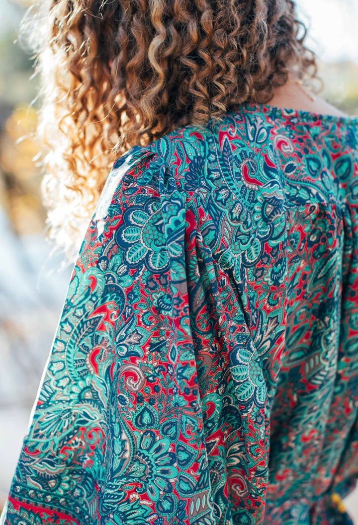 Magnolia dress ~ Teal