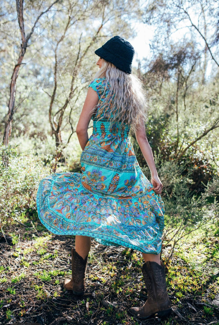 Dulcie Dress ~ Peacock