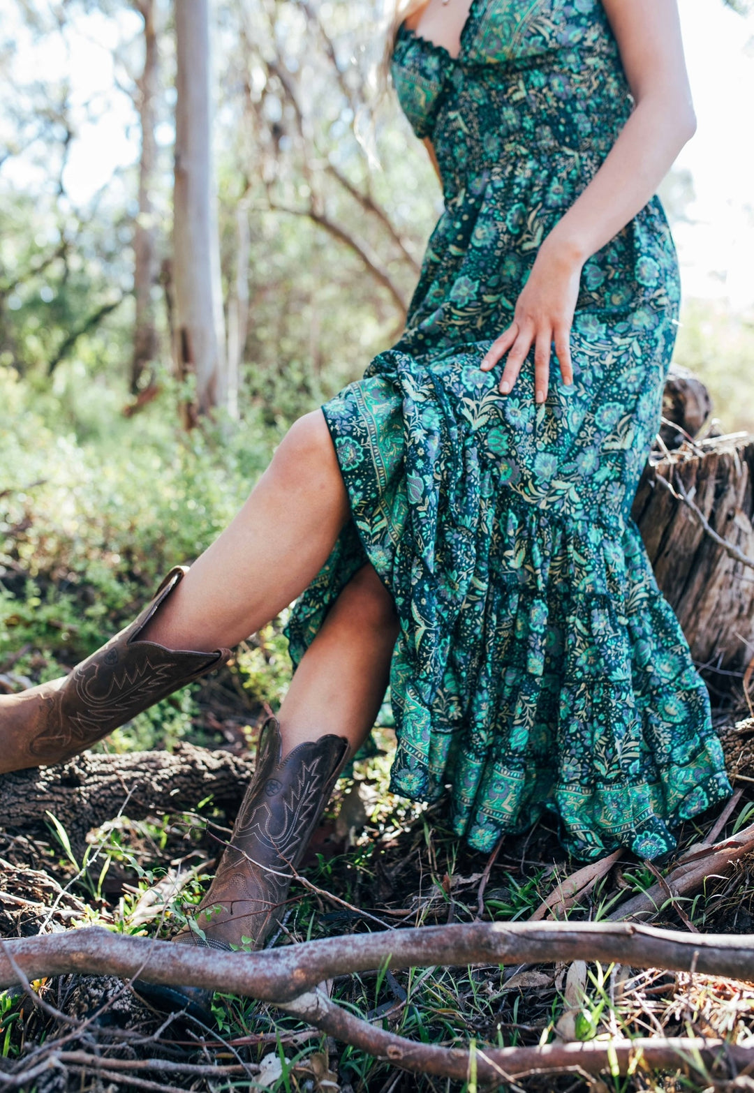 Dulcie Dress ~ Emerald