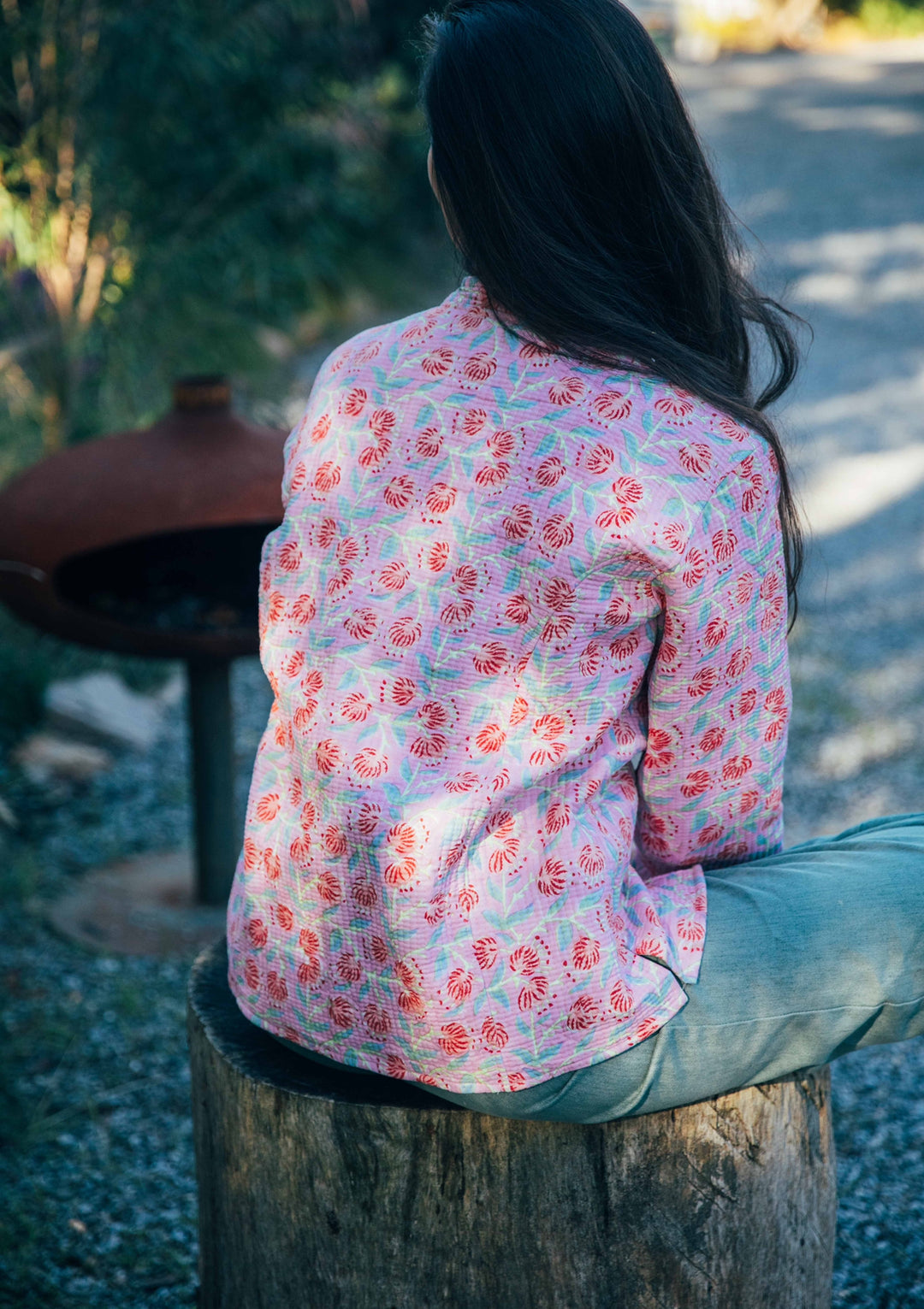 Violet reversible Jacket - Rose