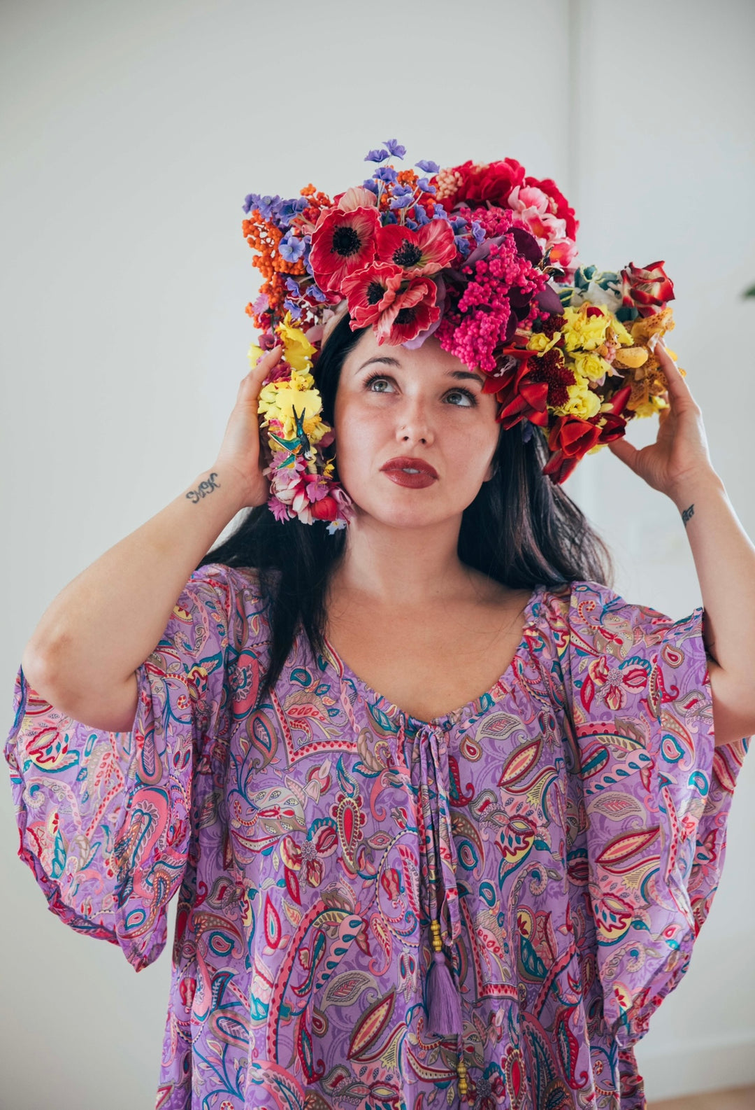 Sunflower Top ~ Lavender