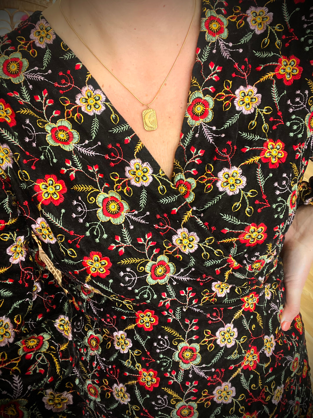 Crescent moon necklace