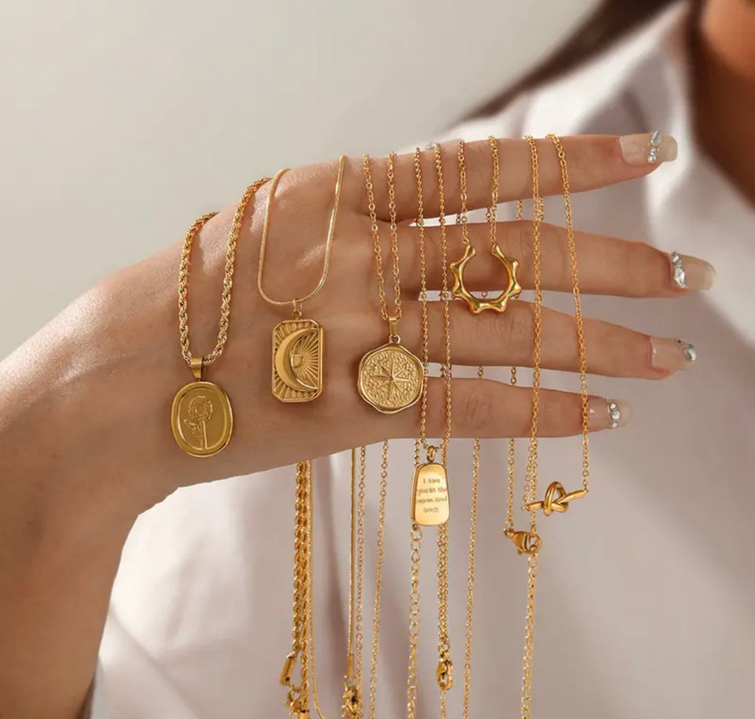 Crescent moon necklace