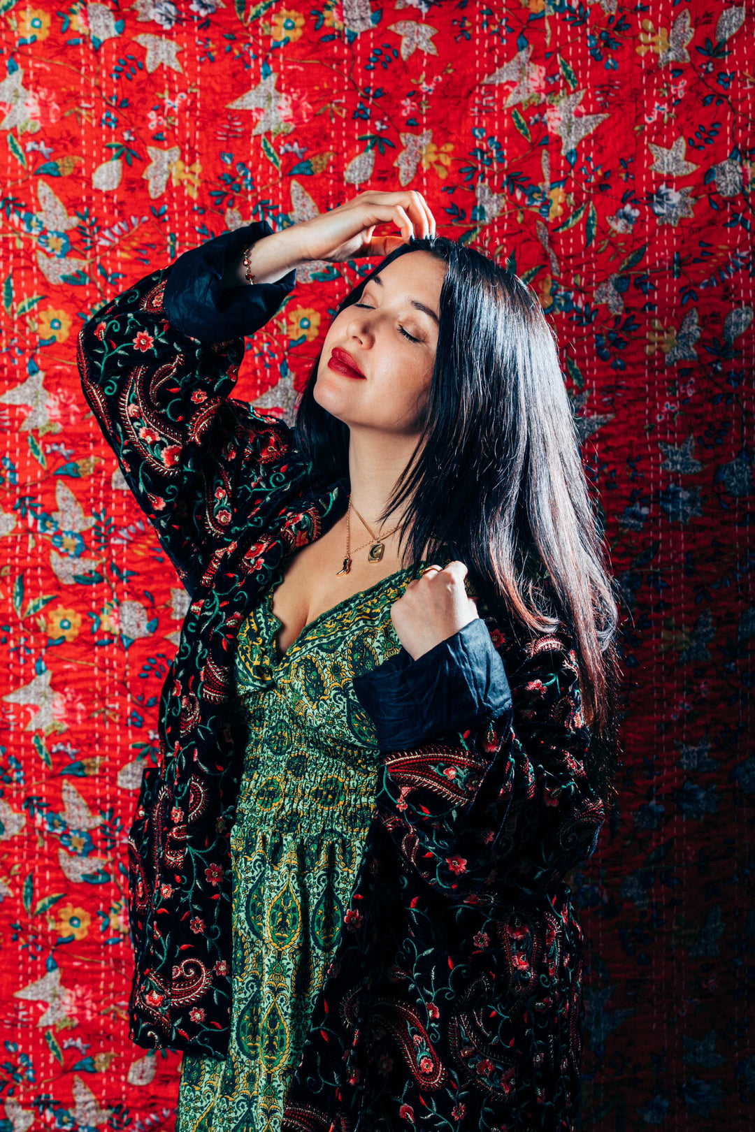 Velvet Paisley Jacket