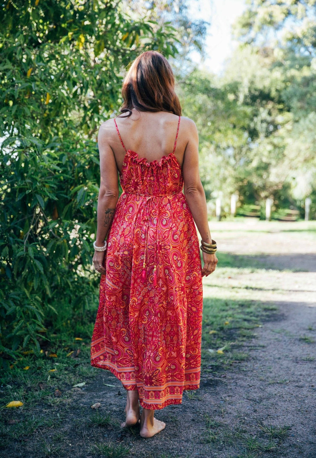 Iris Sun Dress ~ Red