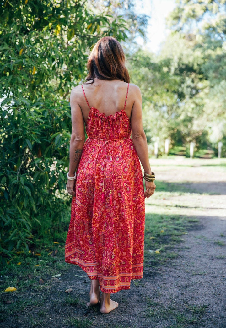 Iris Sun Dress ~ Red