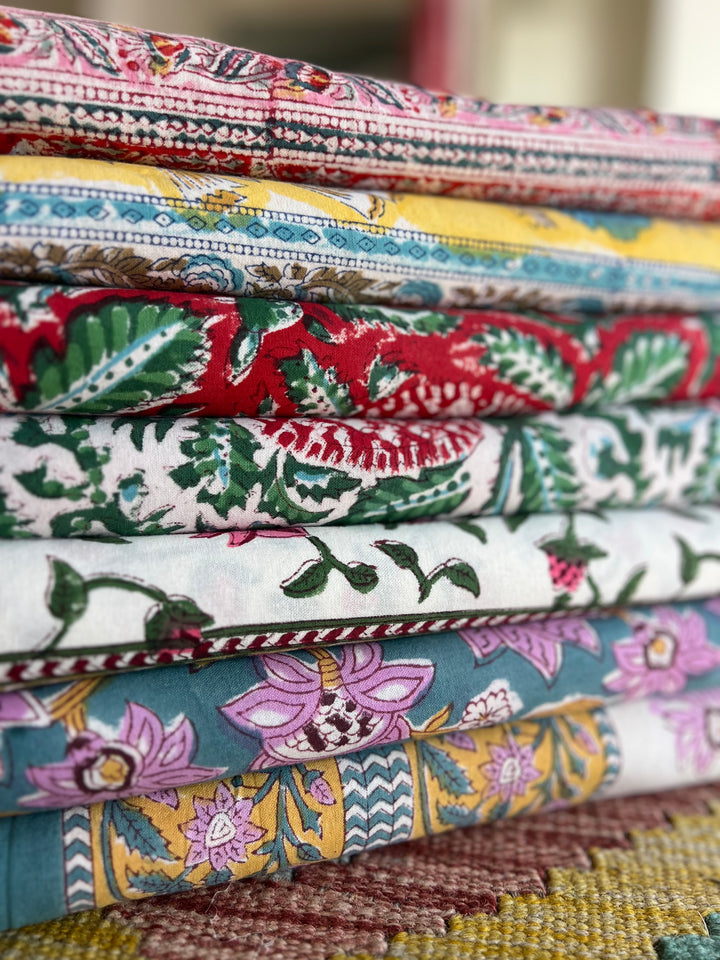 Wild bloom bed spread ~ yellow