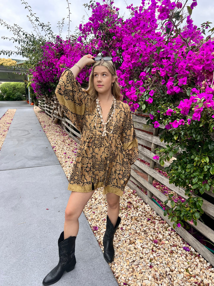 Juno blouse ~ Tobacco