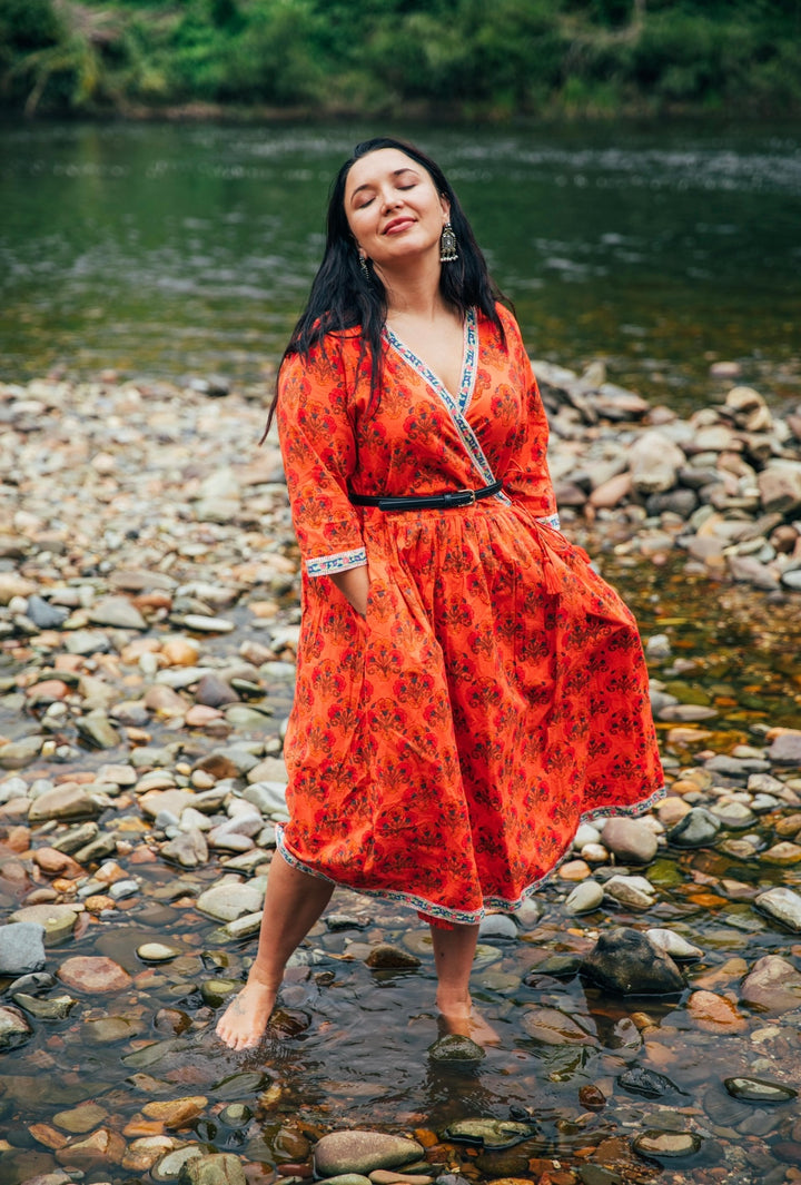 Sienna Sister Dress ~ sunset