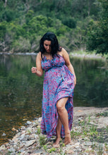 Load image into Gallery viewer, Iris Sun Dress ~ Raspberry and Lilac
