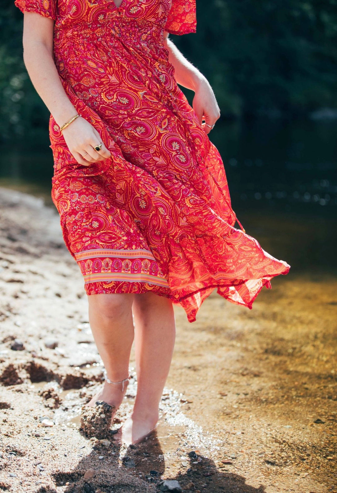 Flamingo Dress ~ Red