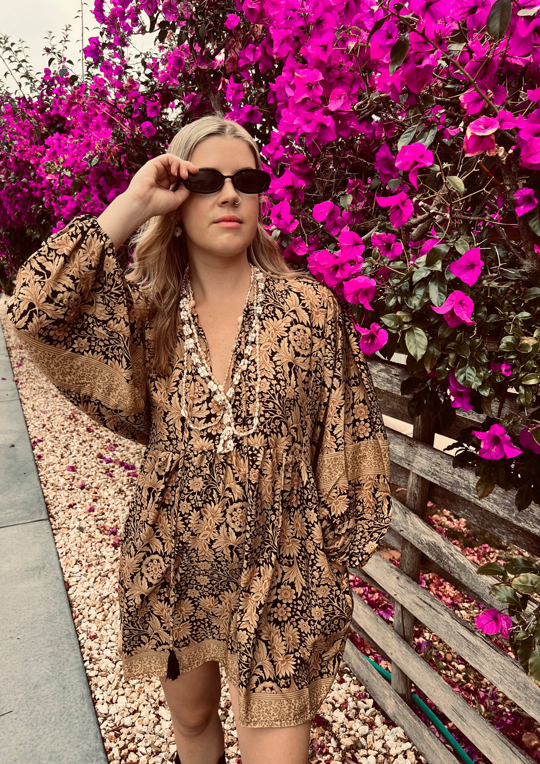 Juno blouse ~ Tobacco