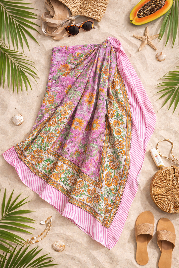 Sunshine Sarong - Grapefruit