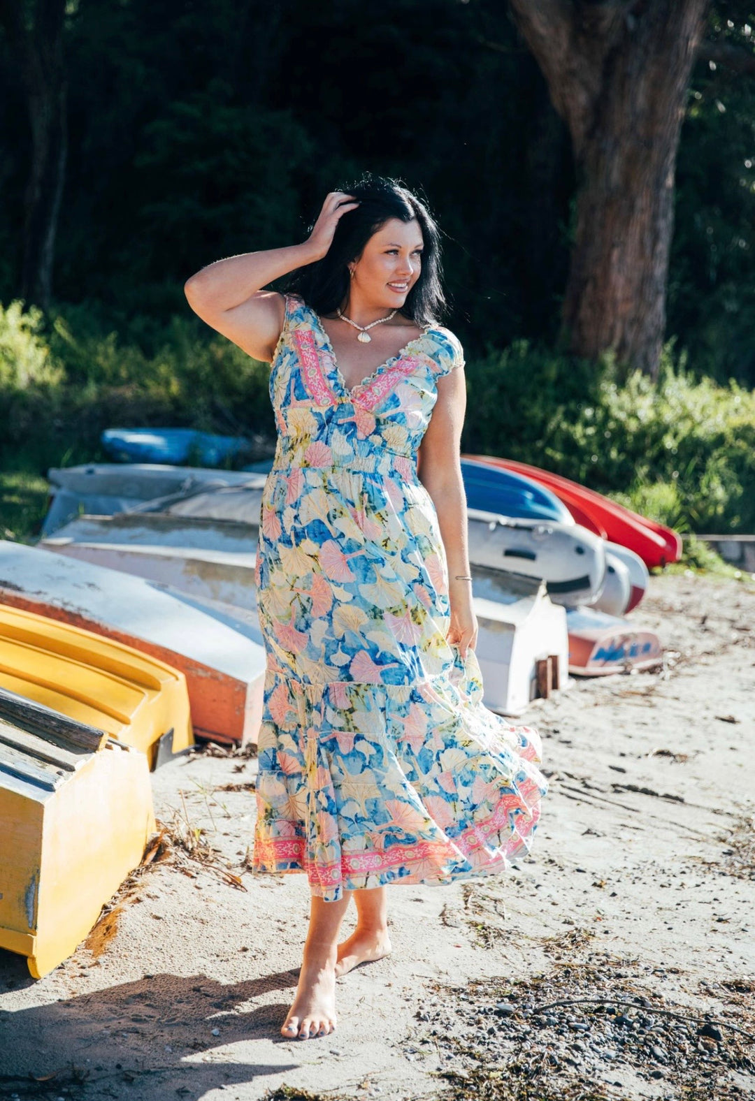 Dulcie Dress ~ Ginko gold fleck ✨