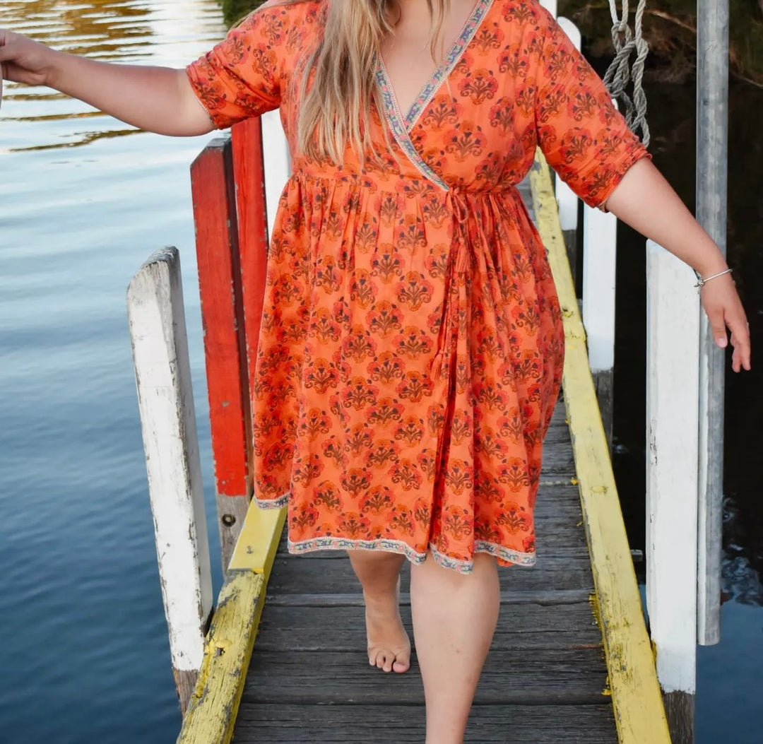Sienna Sister Dress ~ sunset