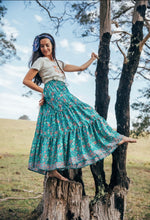 Load image into Gallery viewer, Marigold Skirt ~ Turquoise
