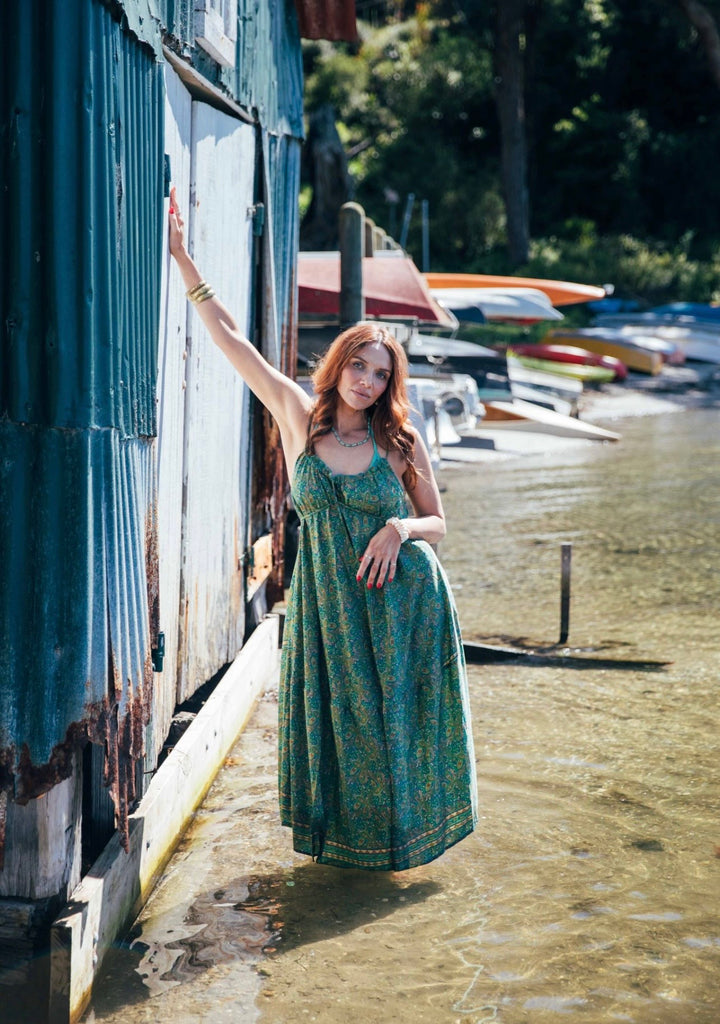 Iris Sun Dress ~ Green