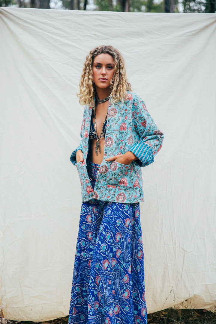 Violet reversible jacket ~ Blue