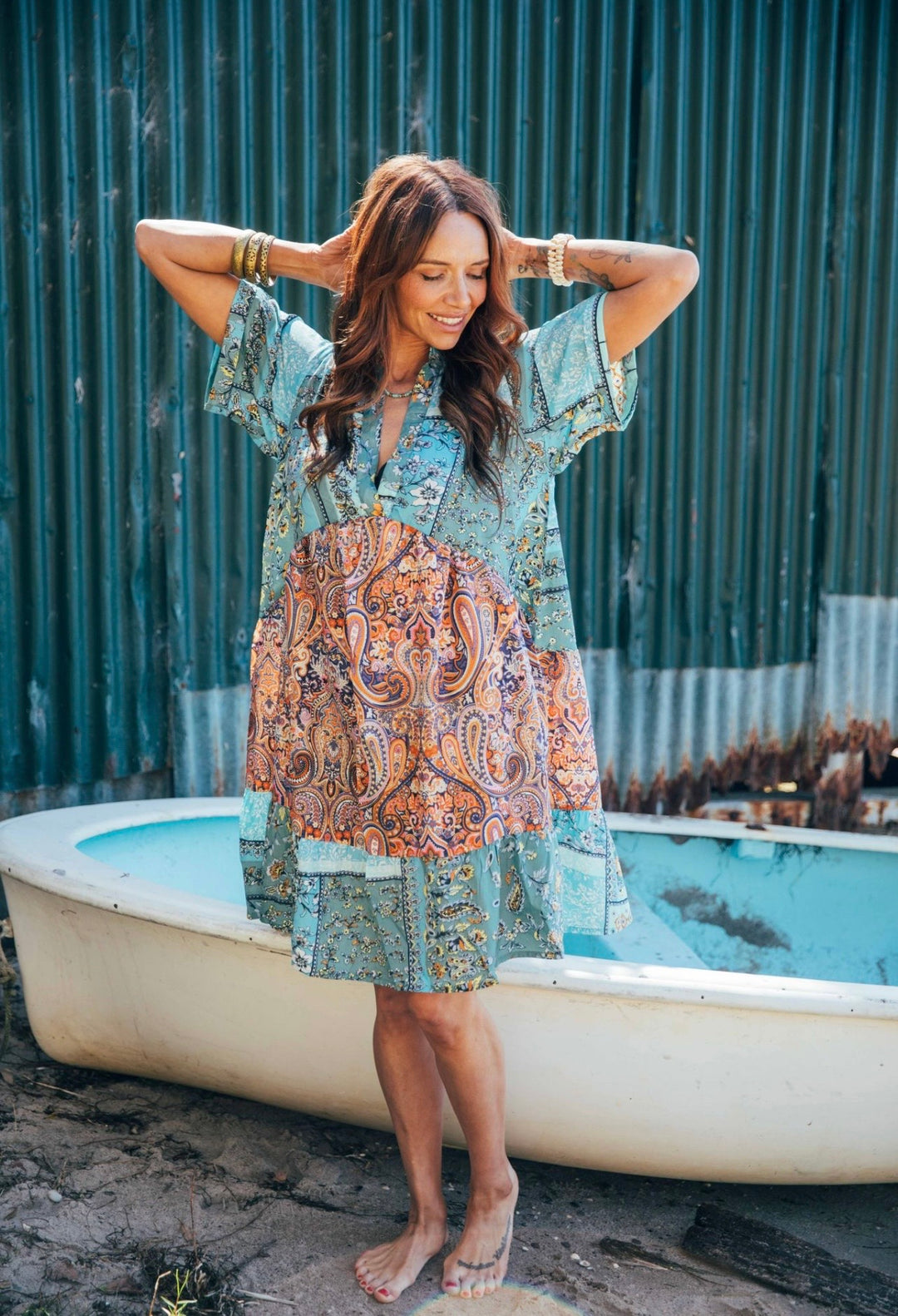 Tessa Dress ~ patchwork