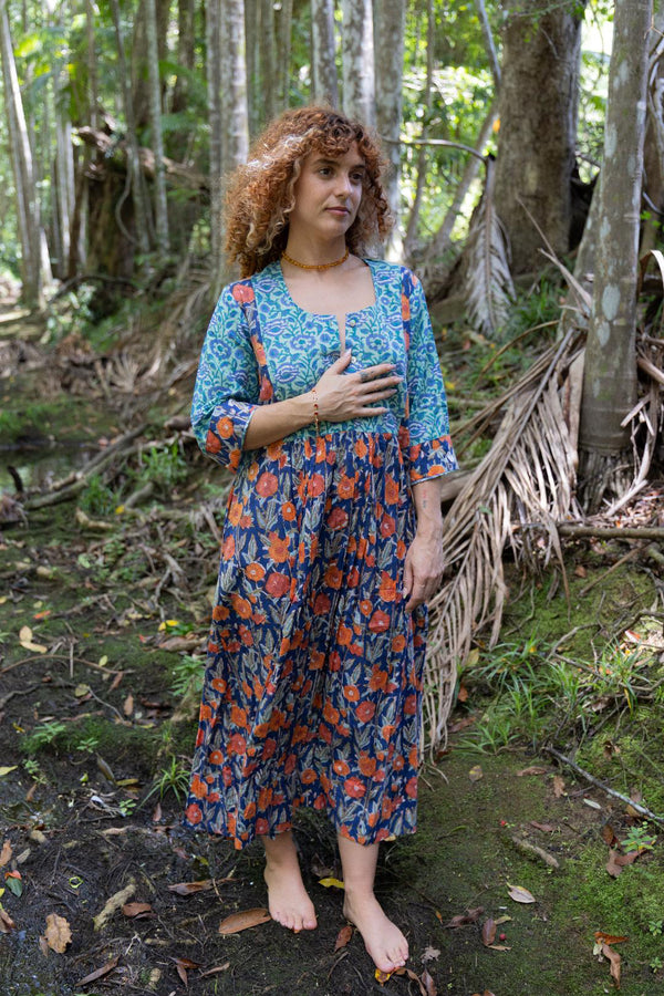 Saffron Dress ~ Blue