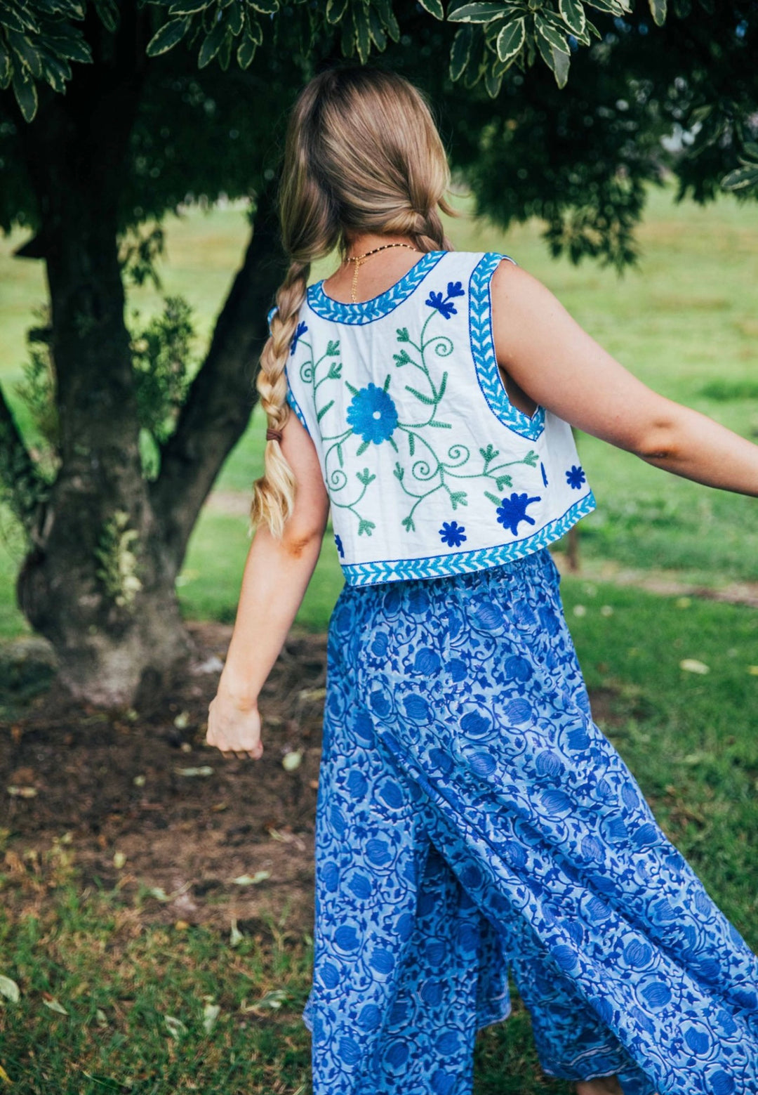 Joni Pants ~ Corn Flower Blue