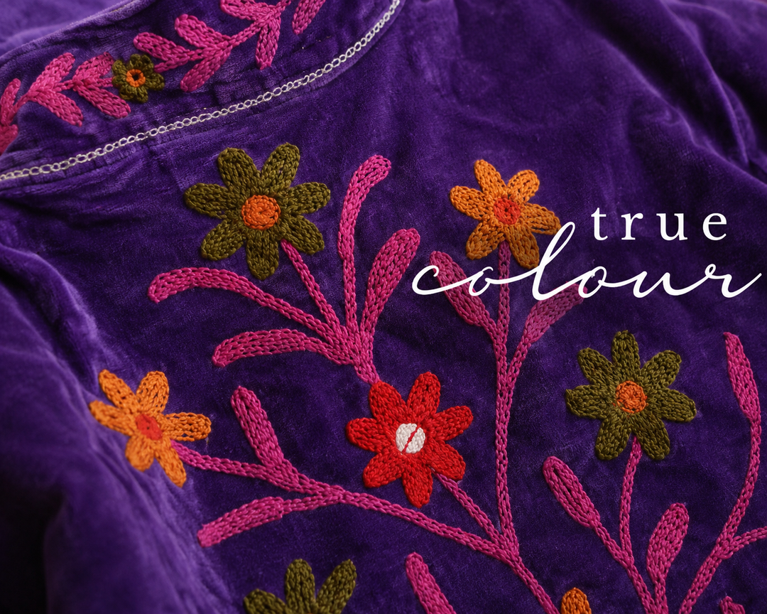 Warm Love velvet jacket - Violet