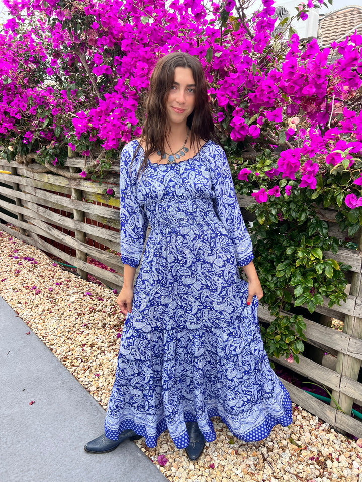 Valentina Dress ~ China blue