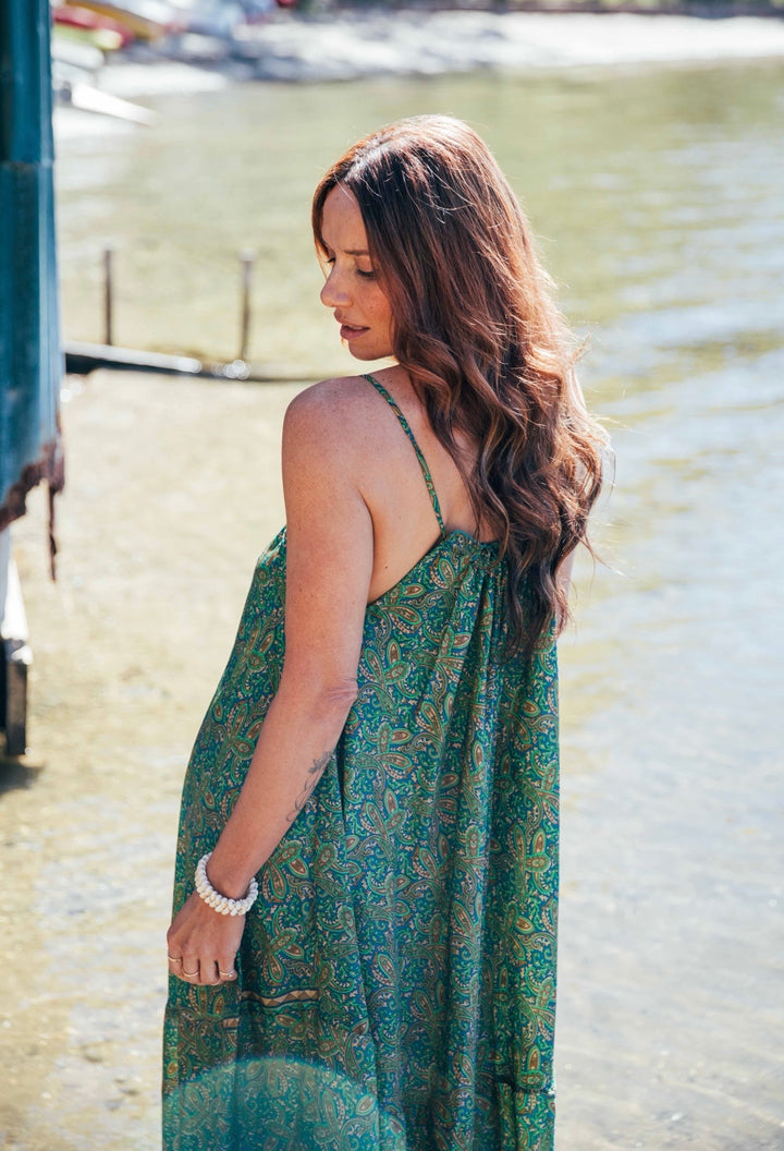 Iris Sun Dress ~ Green