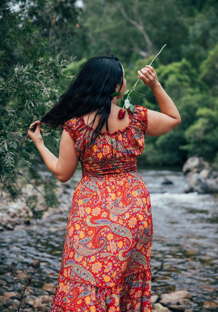 Dulcie Dress ~ Rouge