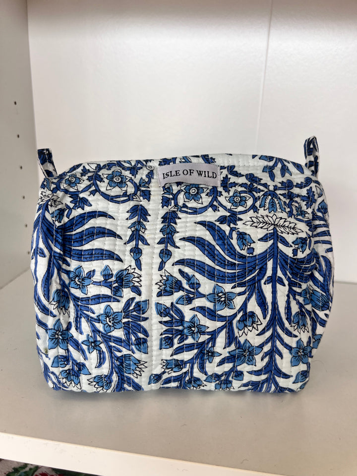 Sunshine Tote mini - Blue and white