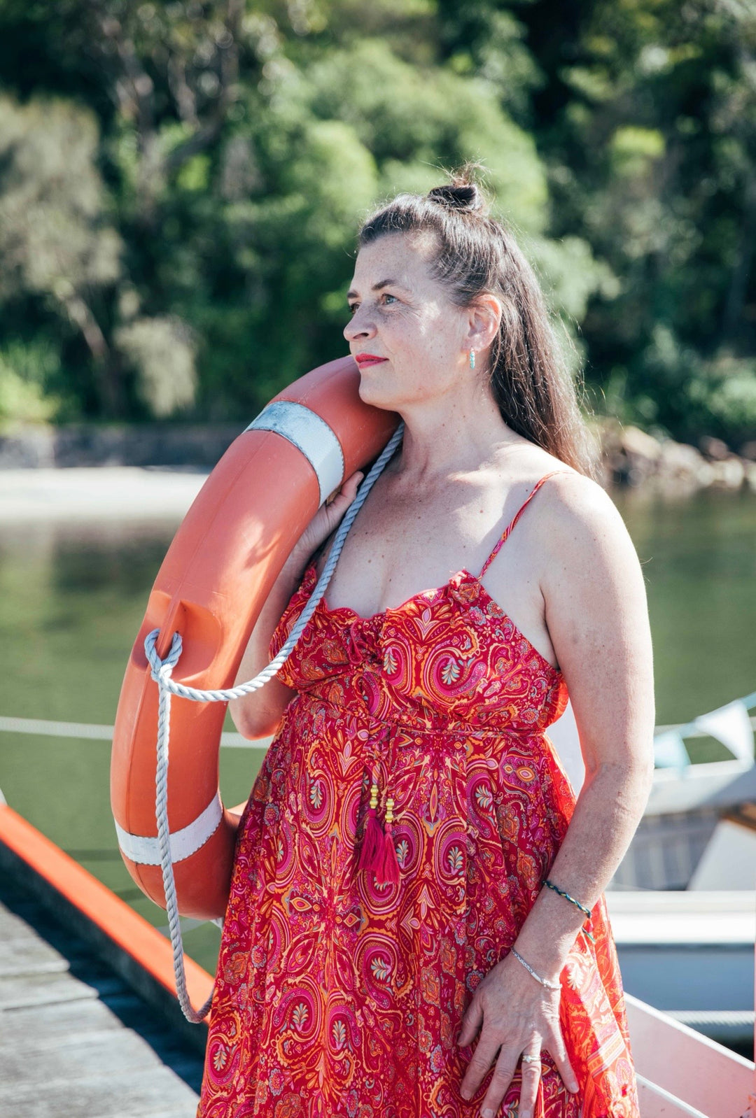 Iris Sun Dress ~ Red