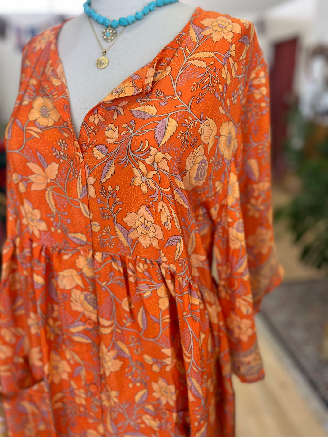 Coco Dress ~ Tangerine